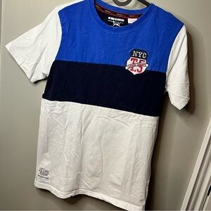 Triple Five Soul Navy and White Tee